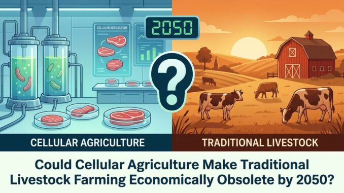 Copy (2) Could Cellular Agriculture Make Traditional Livestock Farming Economically Obsolete by 2050