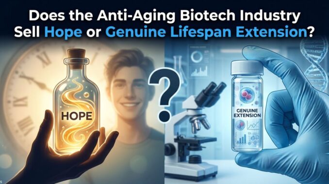 Does the Anti-Aging Biotech Industry Sell Hope or Genuine Lifespan Extension