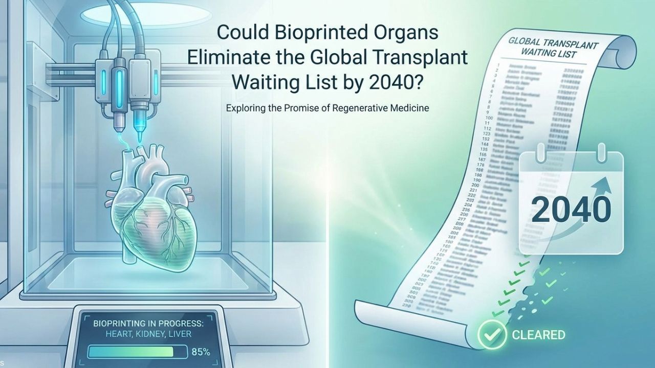 Could Bioprinted Organs Eliminate the Global Transplant Waiting List by 2040